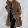 Plus Size Oversized Wool-Like Coat by FitiqueFit