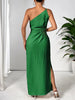 One Shoulder Sleeveless Maxi Dress Elegant & Sophisticated Evening Wear Women Luxury Party Dress by Stevvex