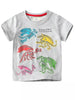 Children's Dinosaur Crew Neck Short Sleeve T-Shirt by Simply Love