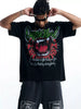 Men's Graphic Round Neck Oversized T-Shirt by Simply Love
