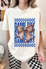 White Rugby Bowknot GAME DAY Graphic Tee by Wild and Free Boutique