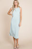Ribbed Knit Sleeveless Midi Dress For Women – Simple, Casual, Elegant, Versatile and Chic Midi Dress with Ribbed Texture for Every Occasion by Stevvex