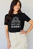 Simply Love Full Size THIS IS THE BEST DAY EVER! Graphic Cotton T-Shirt by Simply Love