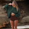European And American Simple Casual All-match Loose Basic Sports Sweater