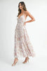 Floral Print Tiered Cami Maxi Summer Dress – Floral Maxi Dress, Tiered Maxi Dress, Cami Maxi Dress, Breezy Summer Dress, Bohemian Maxi Dress by Stevvex