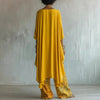 Solid Color Sleeveless Top & Wide-Leg Pants Two-Piece Set by FitiqueFit