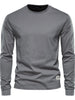 Men's Full Size Round Neck Long Sleeve T-Shirt Plus Size