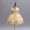 Solid Color Flower Girl Children's Dress