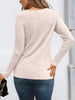 Ribbed Long Sleeve T-Shirt by Simply Love