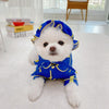Korean Spring Cute Candy Bear Hat Pajama Set Dog Home Clothes Pure Cotton Pet Clothes by My Store