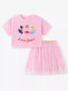 Children's Graphic T-Shirt and Skirt Set by Simply Love