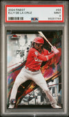 Graded 2024 Topps Finest Elly De La Cruz #64 Rookie RC Baseball Card PSA 9 Mint