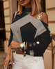 Women's Elegant Zip-Front Blouse by FitiqueFit