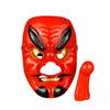 Red Plastic Dog Halloween Grimace Mask by My Store