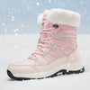 Women’s Winter Fleece-Lined Thicker Non-Slip Cotton-Padded Outdoor Mid-Boots by FitiqueFit