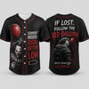 Unisex Horror Graphic Print Baseball Jersey – Slasher Theme Button-Up & Spooky Party Wear