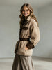 Women’s Vintage PU Leather Jacket – Lamb Fur Lined Autumn Winter Coat by FitiqueFit