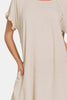 Fringe Edge High Low Flowy Dress with Pockets – High Low Flowy Dress, Boho Fringe Dress, Pocketed Flowy Dress, Bohemian High Low Dress, Stylish High Low Dress, Versatile Boho Dress, Summer Flowing Dress by Stevvex