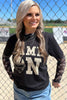 Brown Game Day Football Mesh Sheer Long Sleeve Top by Wild and Free Boutique