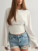 Full Size Long Sleeve Fitted T-Shirt Plus Size by Simply Love