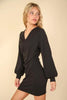 Ruched Detail Bodycon Mini Dress For Women – Elegant, Sleek, Figure-Hugging Fit, Flattering Ruched Design, Bold Mini Dress for Special Occasions by Stevvex