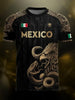 Mexico Aztec Eagle Heritage Soccer Jersey – All Over Print Men's Football Shirt, Mexican Pride Fan Apparel