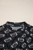 Brown Game Day Football Mesh Sheer Long Sleeve Top by Wild and Free Boutique