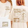 "Jesus Is King" Christian T-Shirt – Faith-Based Religious Apparel by Dog Mom Hat