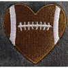 Football Heart Baseball Cap — Gifts for Women & Men by FitiqueFit