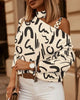 Women's Elegant Zip-Front Blouse by FitiqueFit