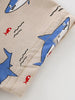 Children's Shark Print Crew Neck Short Sleeve T-Shirt by Simply Love