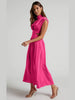 Modern Cutout Mock Neck Sleeveless Ruched Dress Elegant Dress For Women by Stevvex