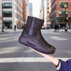 Women’s Plush Snow Boots – Waterproof Side-Zip Winter Boots by FitiqueFit