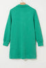 Classic Textured Zip Mini Dress Trendy Long Sleeve Dress for Women Modern Dress by Stevvex