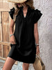 Elegant Ruffled Cap Sleeve Mini Dress Feminine & Flowy Summer Dress by Stevvex