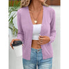 Women’s V‑Neck Button‑Down Cardigan Knit Sweater by FitiqueFit