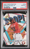 Graded 2023 Topps Pristine Ronald Acuna Jr. #OS2 Oh, Snap! Baseball Card PSA 10 Gem Mint