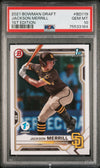 Graded 2021 Topps Bowman Draft Jackson Merrill #BD119 1st Edition Rookie RC Baseball Card PSA 10 Gem Mint