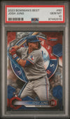 Graded 2023 Topps Bowmans Best Josh Jung #60 Rookie RC Baseball Card PSA 10 Gem Mint