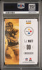 Graded 2017 Panini Contenders T.J. Watt #RY-30 ROY Contenders Rookie RC Football Card PSA 9 Mint