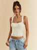 Women’s Polka Dot Underwire Camisole – Party & Date Night Top by FitiqueFit