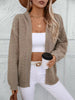 Cable Knit Open Front Hooded Cardigan by Wild and Free Boutique