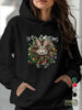 Women’s Hairy Christmas Bunny Hoodie by FitiqueFit