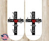 Faith Hope Love and Family – White by Carolina Country Bling