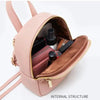 Famous Designer Mini Soft Touch Leather Small Backpack For Female And Girls Fashionable Ladies Bagpack Shoulder Bag by Stevvex