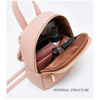 Famous Designer Mini Soft Touch Leather Small Backpack For Female And Girls Fashionable Ladies Bagpack Shoulder Bag by Stevvex