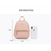 Famous Designer Mini Soft Touch Leather Small Backpack For Female And Girls Fashionable Ladies Bagpack Shoulder Bag by Stevvex