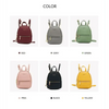Famous Designer Mini Soft Touch Leather Small Backpack For Female And Girls Fashionable Ladies Bagpack Shoulder Bag by Stevvex