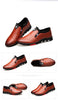 Fashion Black Men's Popular Casual Flat Shoes Outdoor Soft Soled Travel Sneakers Leather Business Non Slip Breathable Sneakers Loafers Comfort Walking Shoes For Business Work Office by Stevvex