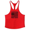 Fashion Bodybuilding Cotton Gym Sleeveless Shirt Men Fitness Vest Modern Singlet Sportswear Workout Tank Top Gym Mens Back Tank Top Vest Muscle Fashion Stringer Clothing Bodybuilding Singlets Fitness Workout Sleeveless Sports Shirt by Stevvex